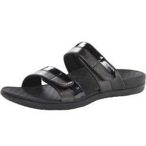 Vionic Tide Shore Slides Black Size 11
